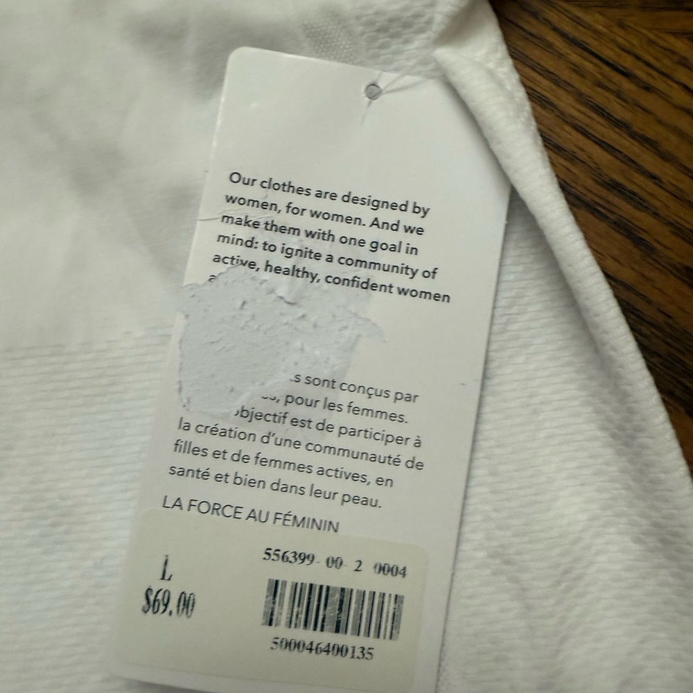 New with Tags Athleta White High-Neck Tank Top - Picture 5 of 7